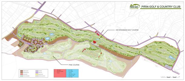 pirin golf karta